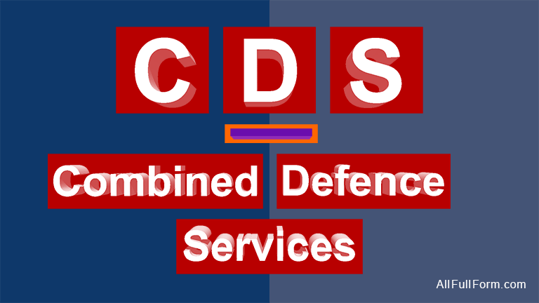 CDS: Combined Defence Services